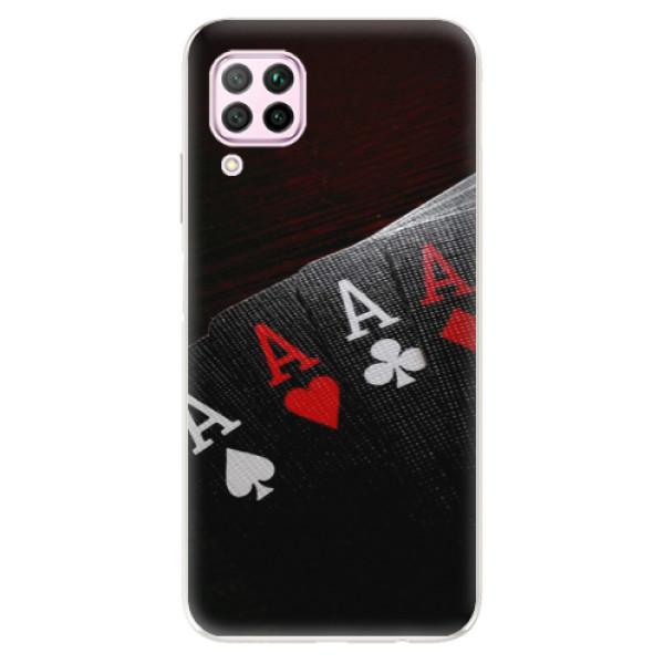 Odolné silikonové pouzdro iSaprio - Poker - na mobil Huawei P40 Lite (Odolný silikonový kryt, obal pouzdro iSaprio - Poker - na mobilní telefon Huawei P40 Lite)