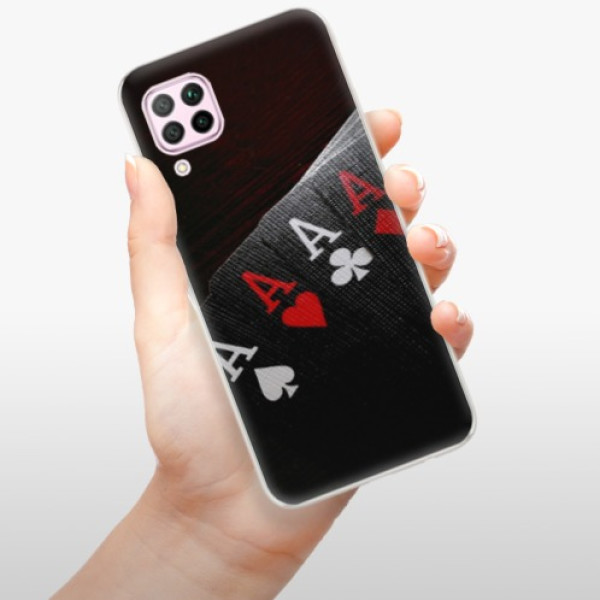 Silikonové pouzdro iSaprio - Huawei P40 Lite - Poker