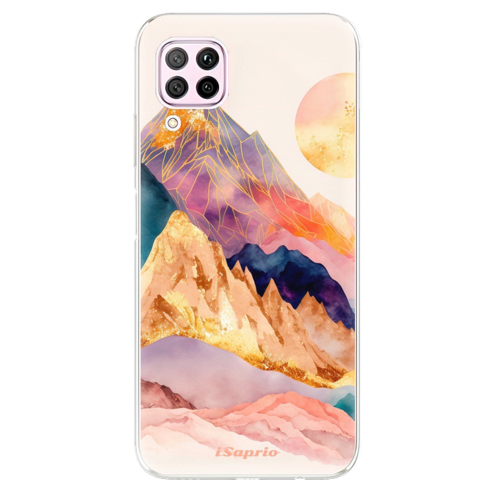 Odolné silikonové pouzdro iSaprio - Abstract Mountains - Huawei P40 Lite