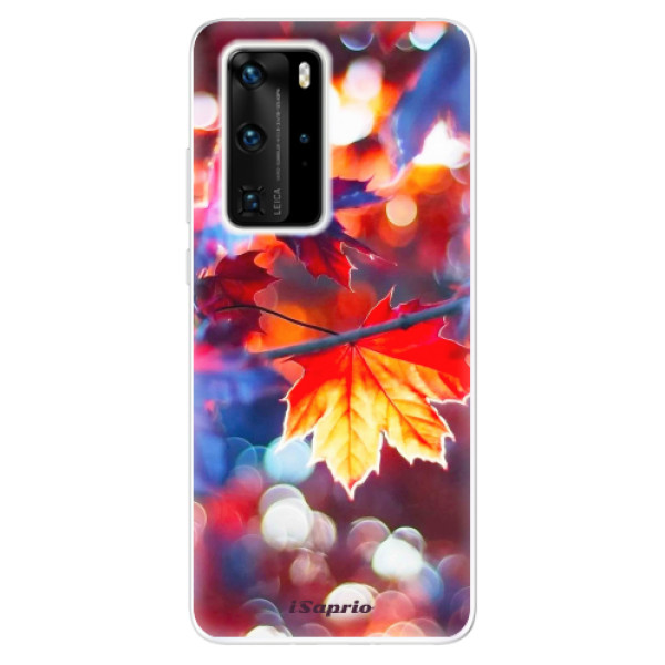 Odolné silikonové pouzdro iSaprio - Autumn Leaves 02 - Huawei P40 Pro