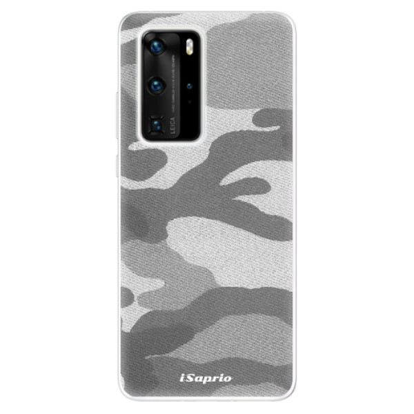 Odolné silikonové pouzdro iSaprio - Gray Camuflage 02 - Huawei P40 Pro