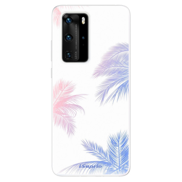 Odolné silikonové pouzdro iSaprio - Digital Palms 10 - Huawei P40 Pro