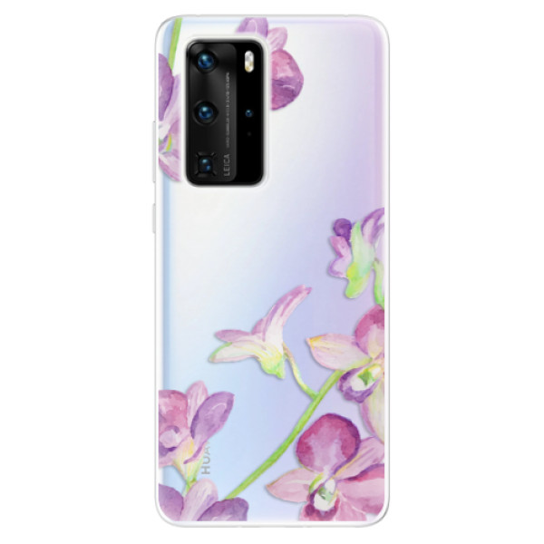 Odolné silikonové pouzdro iSaprio - Purple Orchid - Huawei P40 Pro