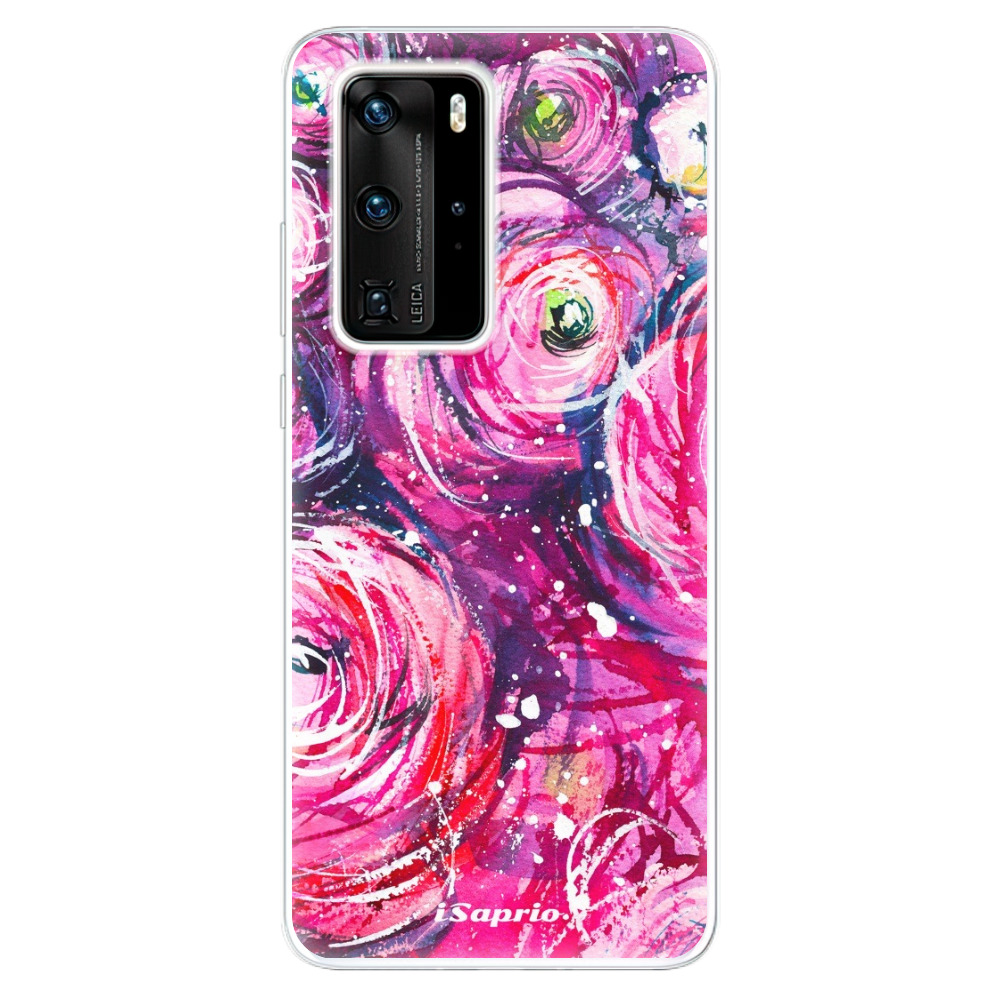 Odolné silikonové pouzdro iSaprio - Pink Bouquet - Huawei P40 Pro