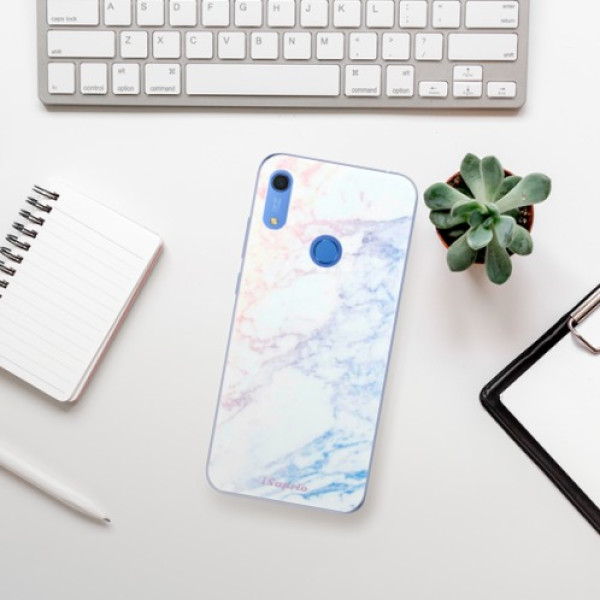Silikonové pouzdro iSaprio - Huawei Y6s - Raibow Marble 10