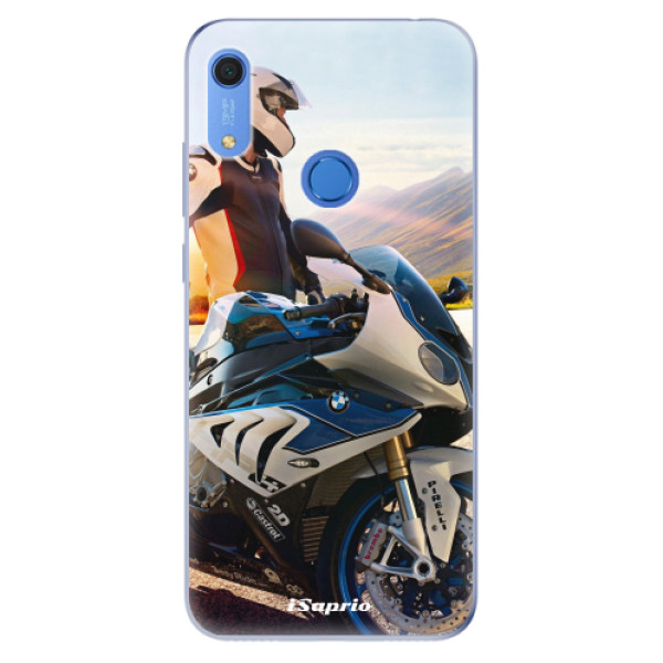 Odolné silikonové pouzdro iSaprio - Motorcycle 10 - Huawei Y6s