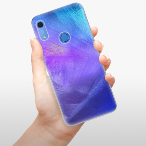 Silikonové pouzdro iSaprio - Huawei Y6s - Purple Feathers