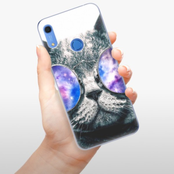Silikonové pouzdro iSaprio - Huawei Y6s - Galaxy Cat