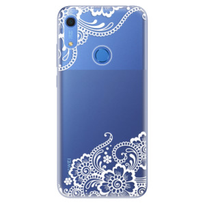 Silikonové pouzdro iSaprio - Huawei Y6s - White Lace 02