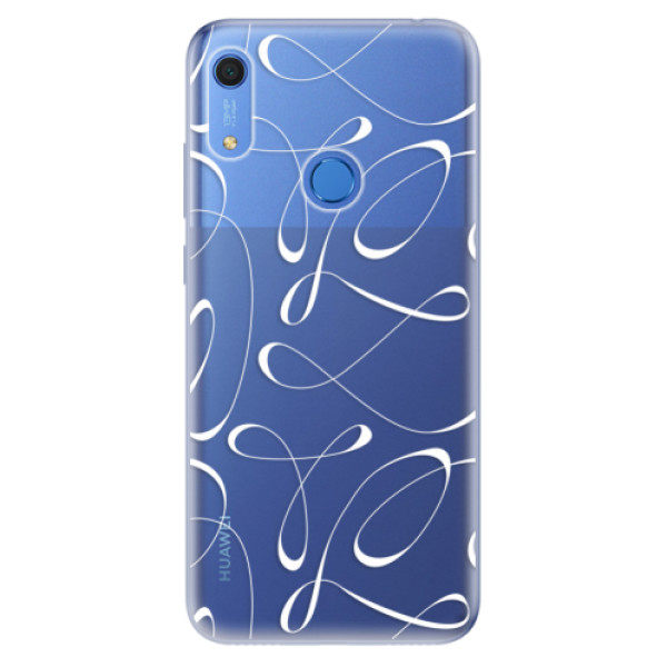 Odolné silikonové pouzdro iSaprio - Fancy - white - na mobil Huawei Y6s (Odolný silikonový kryt, obal pouzdro iSaprio - Fancy - white - na mobilní telefon Huawei Y6s)