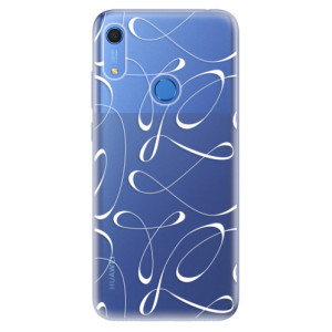 Odolné silikonové pouzdro iSaprio - Fancy - white - na mobil Huawei Y6s - výprodej