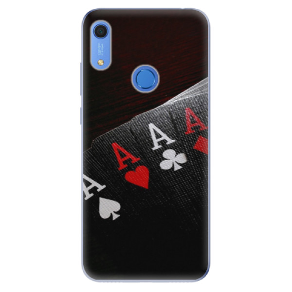 Odolné silikonové pouzdro iSaprio - Poker - na mobil Huawei Y6s - výprodej