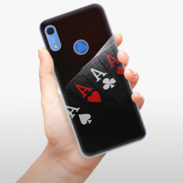 Silikonové pouzdro iSaprio - Huawei Y6s - Poker