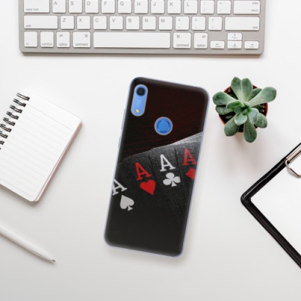 Silikonové pouzdro iSaprio - Huawei Y6s - Poker