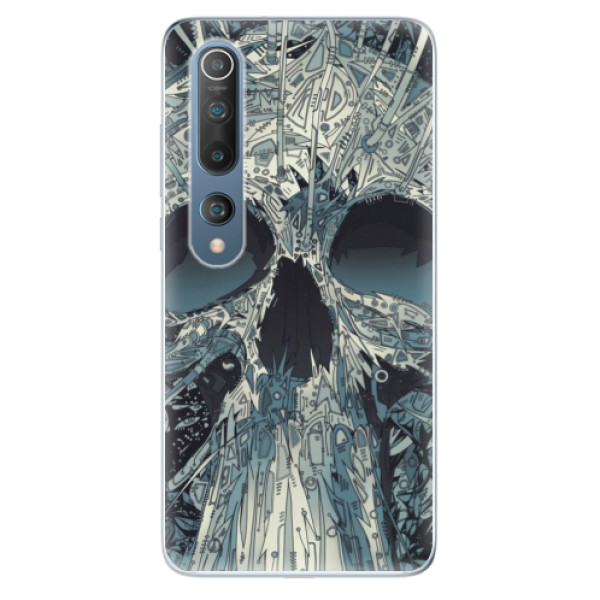 Odolné silikonové pouzdro iSaprio - Abstract Skull - Xiaomi Mi 10 / Mi 10 Pro