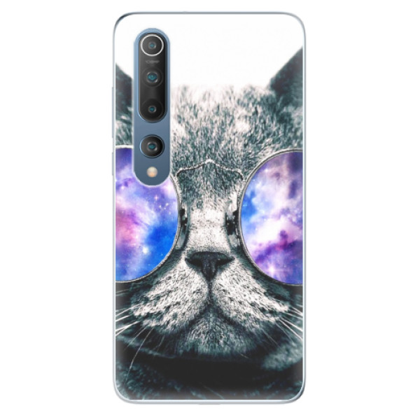 Odolné silikonové pouzdro iSaprio - Galaxy Cat - Xiaomi Mi 10 / Mi 10 Pro