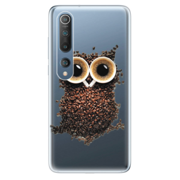 Odolné silikonové pouzdro iSaprio - Owl And Coffee - Xiaomi Mi 10 / Mi 10 Pro