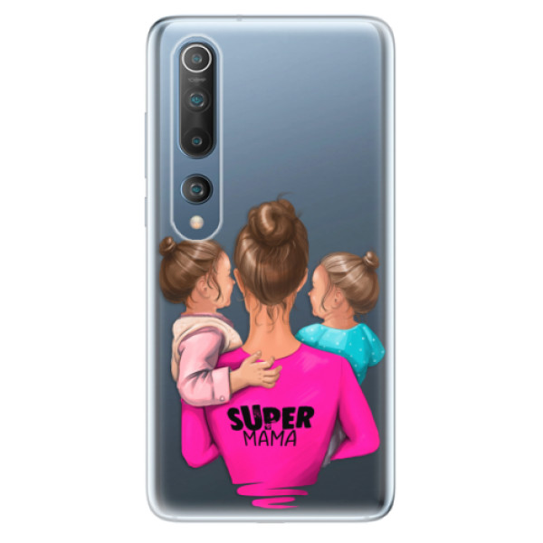 Odolné silikonové pouzdro iSaprio - Super Mama - Two Girls - Xiaomi Mi 10 / Mi 10 Pro