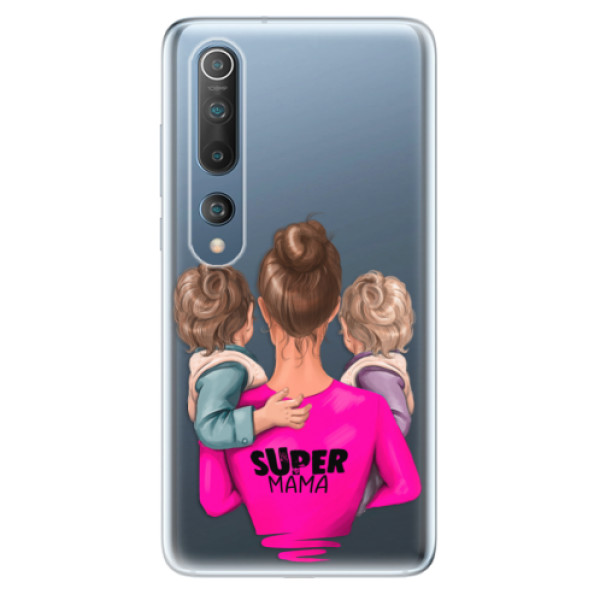 Odolné silikonové pouzdro iSaprio - Super Mama - Two Boys - Xiaomi Mi 10 / Mi 10 Pro