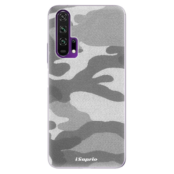 Odolné silikonové pouzdro iSaprio - Gray Camuflage 02 - Honor 20 Pro