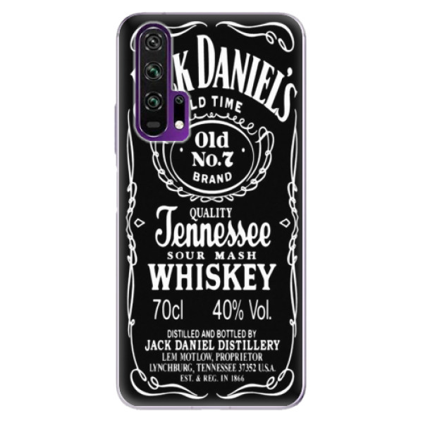 Odolné silikonové pouzdro iSaprio - Jack Daniels - Honor 20 Pro