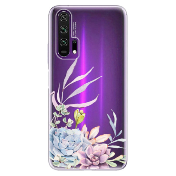 Levně Odolné silikonové pouzdro iSaprio - Succulent 01 - Honor 20 Pro