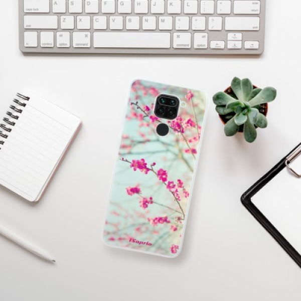 Silikonové pouzdro iSaprio - Xiaomi Redmi Note 9 - Blossom 01