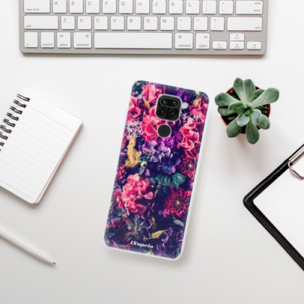 Silikonové pouzdro iSaprio - Xiaomi Redmi Note 9 - Flowers 10