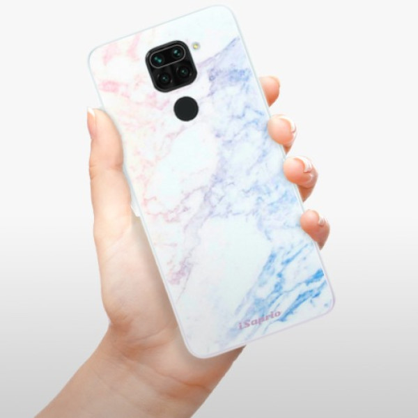 Silikonové pouzdro iSaprio - Xiaomi Redmi Note 9 - Raibow Marble 10