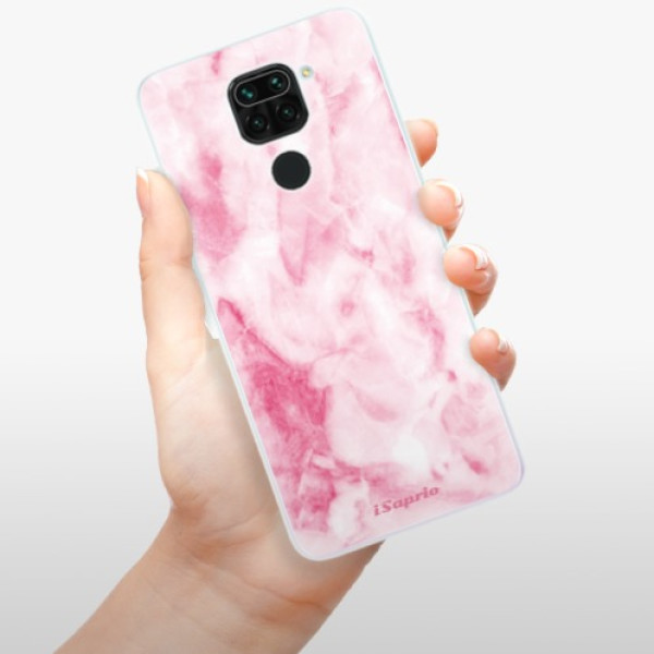 Silikonové pouzdro iSaprio - Xiaomi Redmi Note 9 - RoseMarble 16