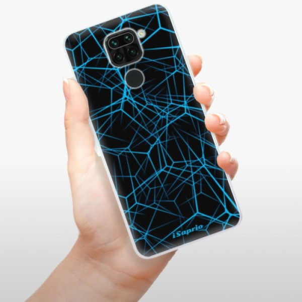 Silikonové pouzdro iSaprio - Xiaomi Redmi Note 9 - Abstract Outlines 12
