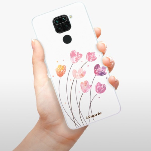Silikonové pouzdro iSaprio - Xiaomi Redmi Note 9 - Flowers 14
