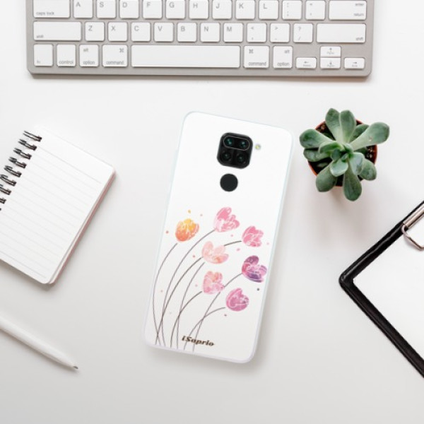 Silikonové pouzdro iSaprio - Xiaomi Redmi Note 9 - Flowers 14