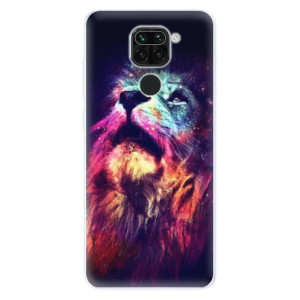 Silikonové pouzdro iSaprio - Xiaomi Redmi Note 9 - Lion in Colors