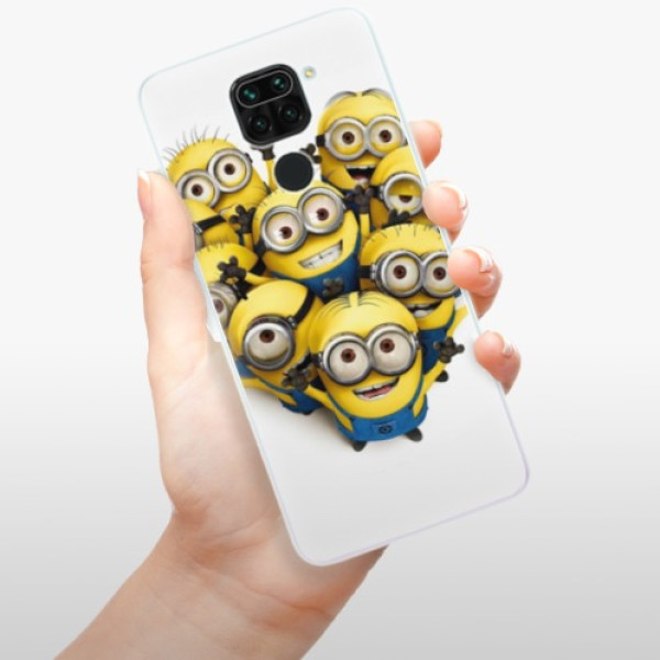 Silikonové pouzdro iSaprio - Xiaomi Redmi Note 9 - Mimons 01