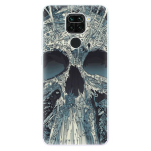 Silikonové pouzdro iSaprio - Xiaomi Redmi Note 9 - Abstract Skull