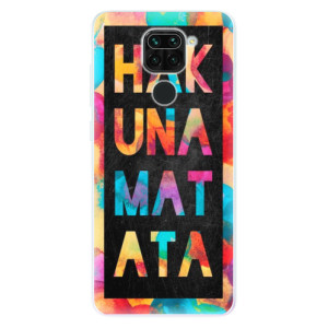 Silikonové pouzdro iSaprio - Xiaomi Redmi Note 9 - Hakuna Matata 01