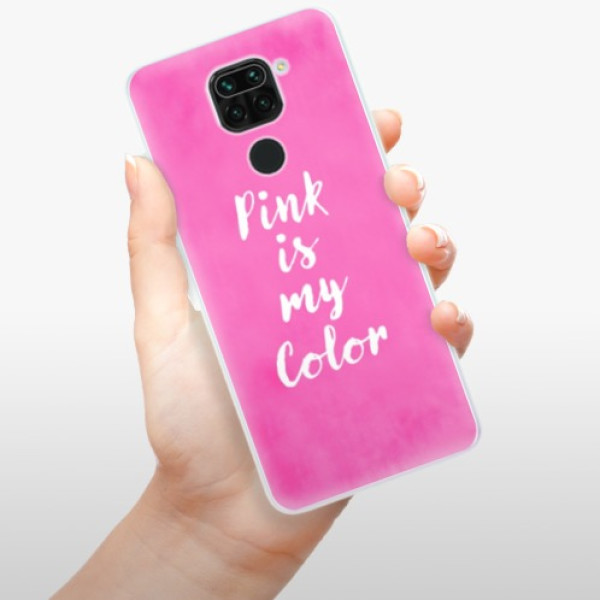 Silikonové pouzdro iSaprio - Xiaomi Redmi Note 9 - Pink is my color