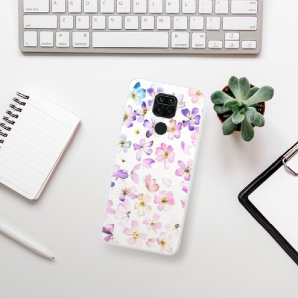 Silikonové pouzdro iSaprio - Xiaomi Redmi Note 9 - Wildflowers
