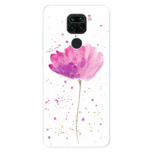 Silikonové pouzdro iSaprio - Xiaomi Redmi Note 9 - Poppies