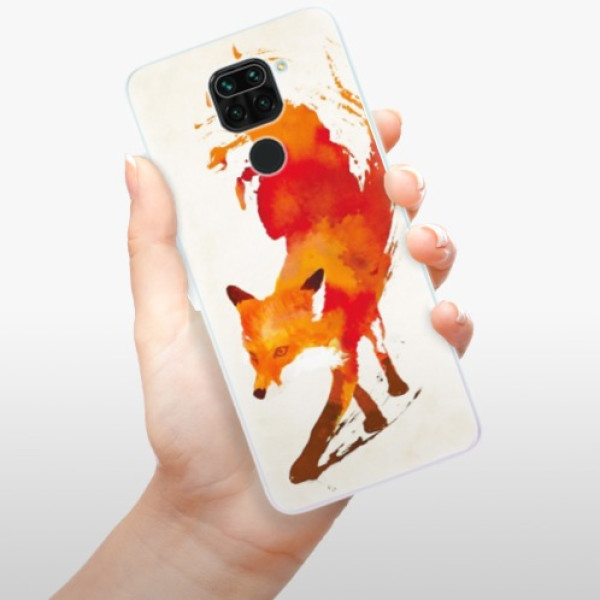 Silikonové pouzdro iSaprio - Xiaomi Redmi Note 9 - Fast Fox