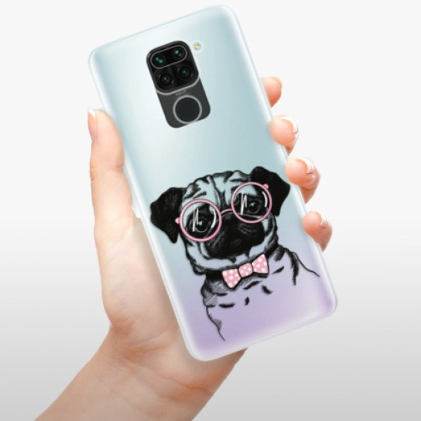 Silikonové pouzdro iSaprio - Xiaomi Redmi Note 9 - The Pug