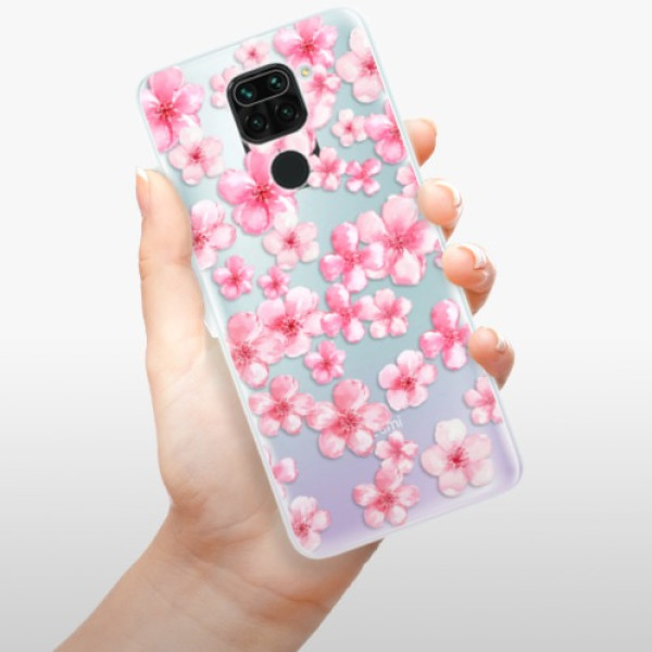 Silikonové pouzdro iSaprio - Xiaomi Redmi Note 9 - Flower Pattern 05
