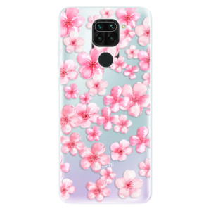 Silikonové pouzdro iSaprio - Xiaomi Redmi Note 9 - Flower Pattern 05