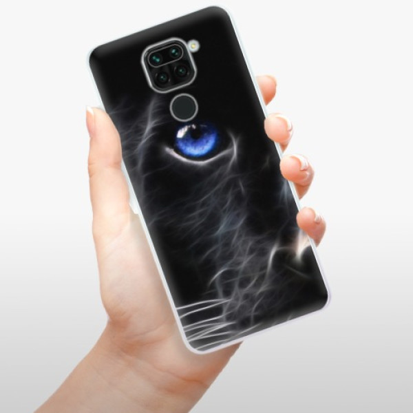 Silikonové pouzdro iSaprio - Xiaomi Redmi Note 9 - Black Puma