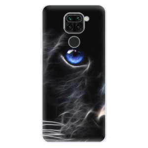 Silikonové pouzdro iSaprio - Xiaomi Redmi Note 9 - Black Puma