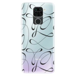 Silikonové pouzdro iSaprio - Xiaomi Redmi Note 9 - Fancy black