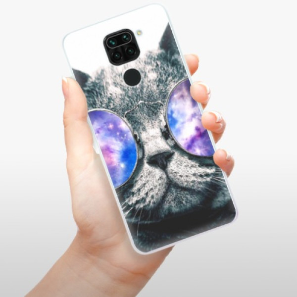 Silikonové pouzdro iSaprio - Xiaomi Redmi Note 9 - Galaxy Cat