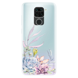 Silikonové pouzdro iSaprio - Xiaomi Redmi Note 9 - Succulent 01