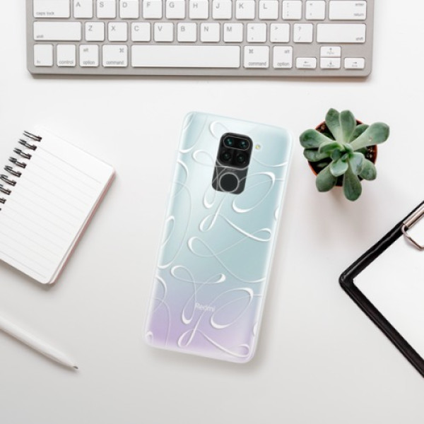 Silikonové pouzdro iSaprio - Xiaomi Redmi Note 9 - Fancy white